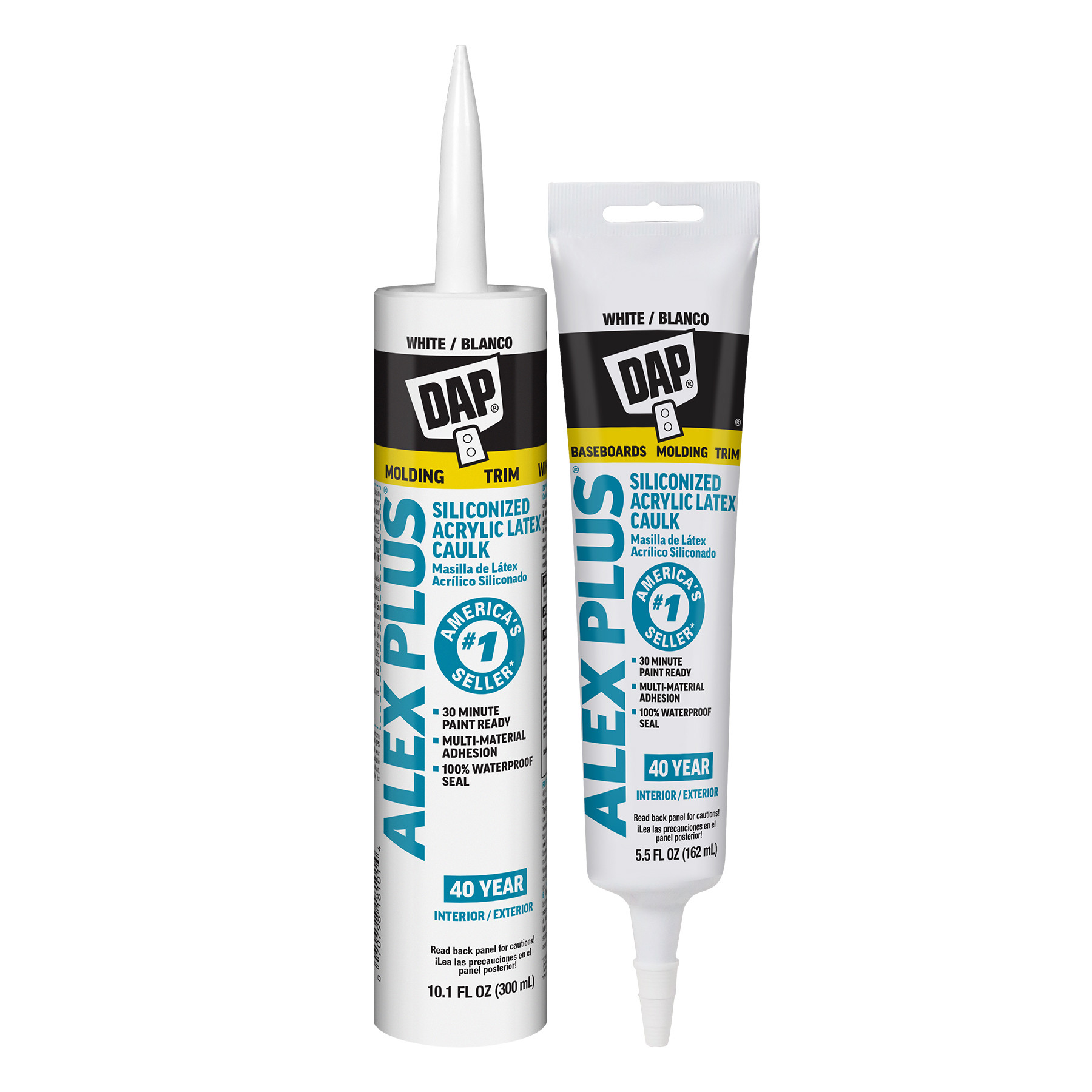 Alex Fast Dry Acrylic Latex Caulk Plus Silicone